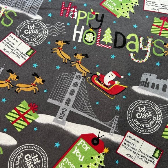 Christmas scrub top - Picture 3 of 3